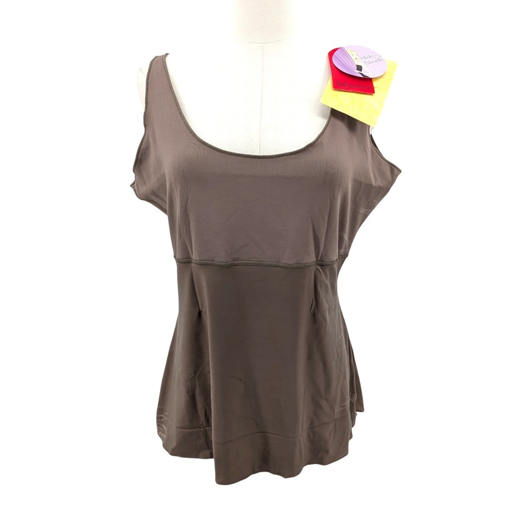 SPANX Hide & Sleek Shaping Tank Top Taupe‎ Layering Slimming Cami 2X
